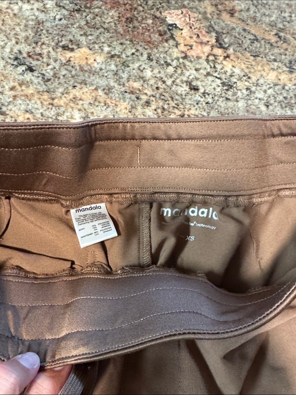 Women's Brown Jogger scrub pants - XS